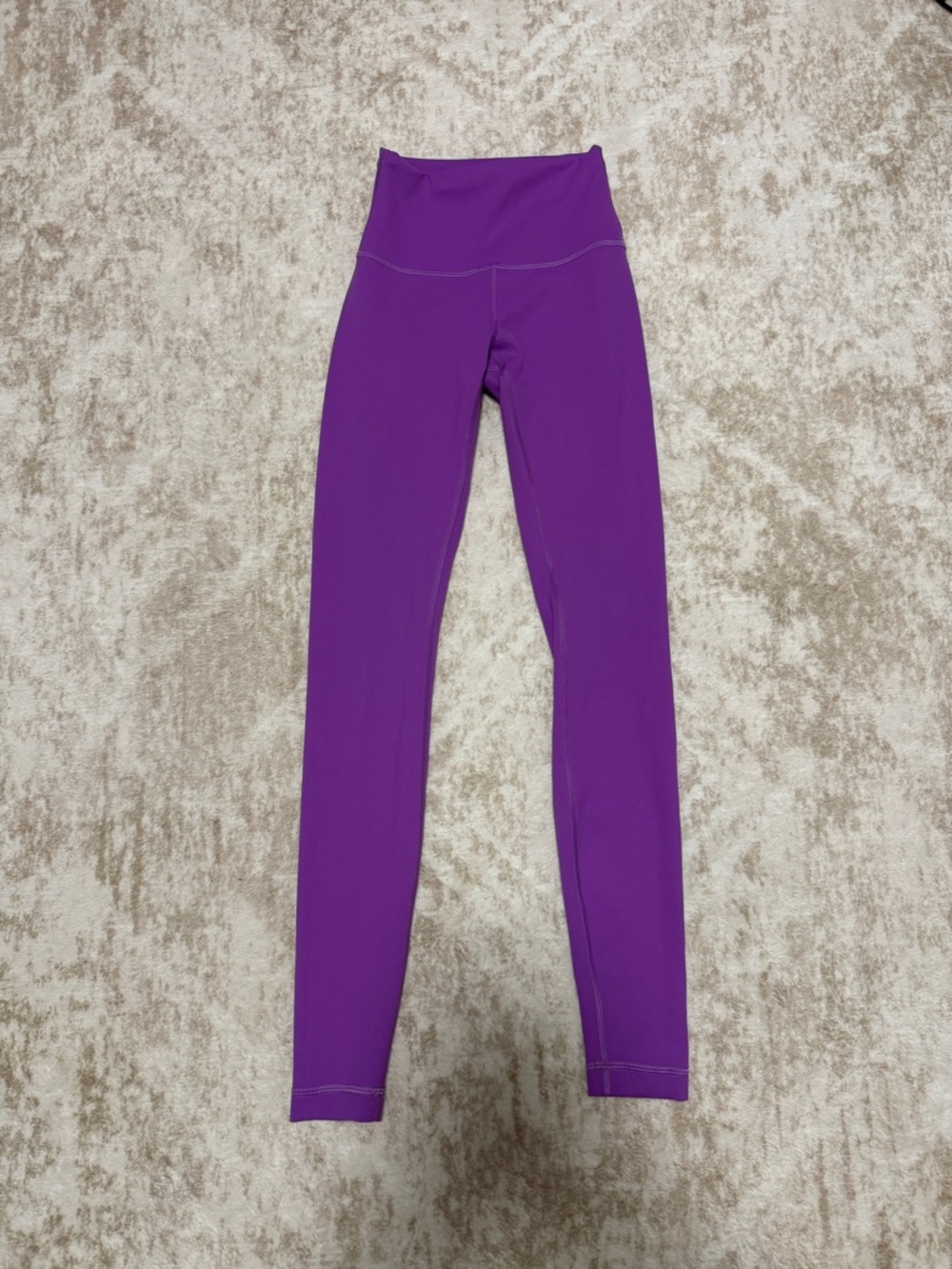 Lululemon Wunder Train Leggings Moonlit Magenta Size 2